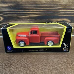 1948 Ford F-1 Pick Up Truck Red 1:43 Die Cast Car By Road Signature